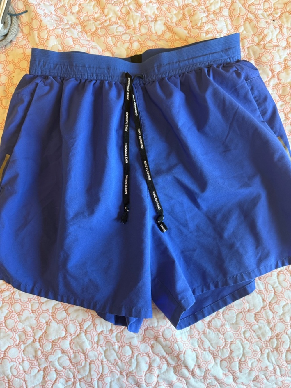Nike Royal Blue Women's Athletic Drawstring Shorts